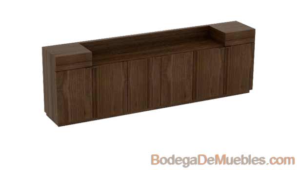 Bufetera de Madera también disponible en 1.80 x 42 x 79, fabricado en madera de fresno.