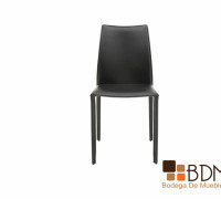 Silla minimalista, silla negra, silla elegante