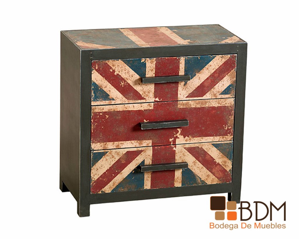 cajonera vintageropero industrial Bodega de Muebles Mueblería Online