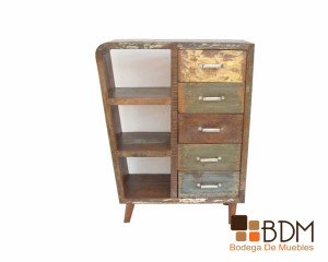 ropero vintage-cajonera industrial-mueble vintage