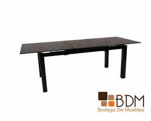Comedor expandible negro