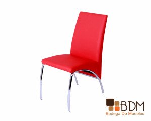 silla roja para comedor