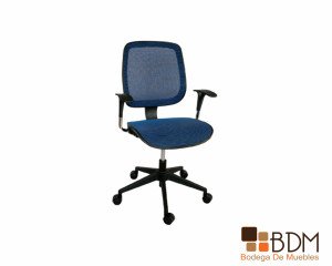 Silla Secretarial Azul - Muebles para oficina