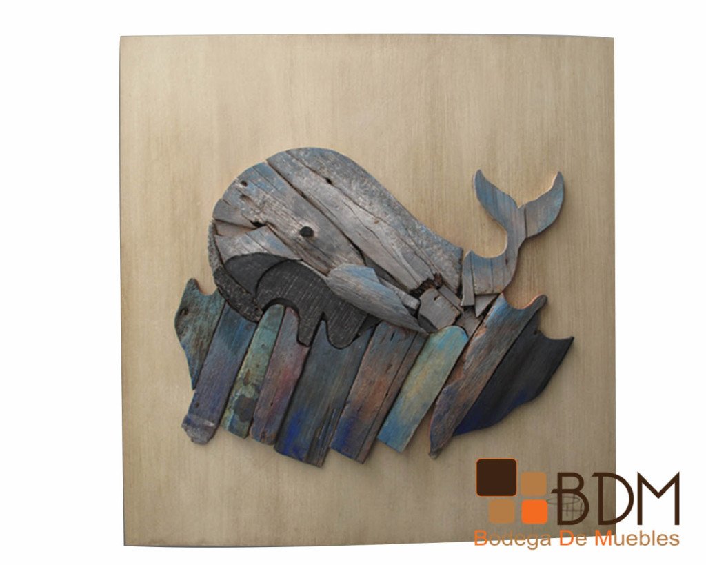 Cuadro de Ballena Estilizado Lempicka - Bodega de Muebles | Mueblería