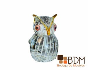 Figura Hermosa de un Buho en Cristal
