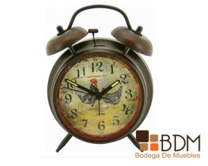 Reloj Despertador con Gallos