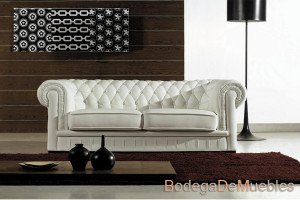 sala elegante y contemporanea color blanco