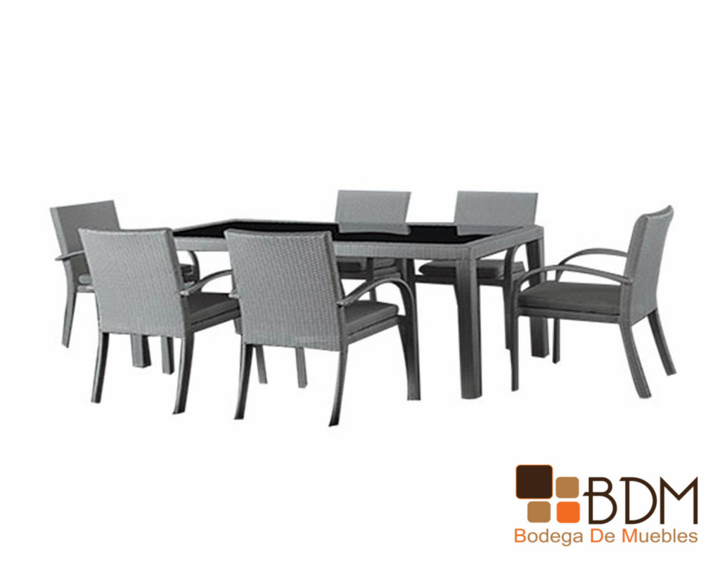 comedor-mesa-silla-exterior-jardin - Bodega de Muebles | Mueblería Online