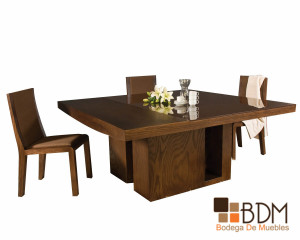 Comedor  Estilo Cuadrado de Madera