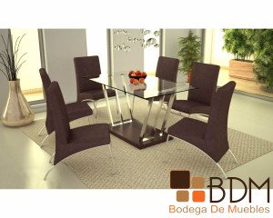 Mesa para Comedor con Cristal