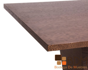 Mesa rectangular de madera para comedor
