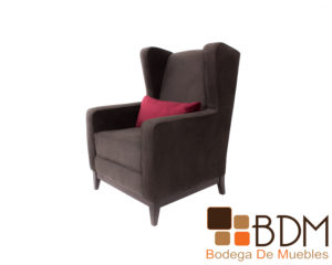 Sillon individual elegante de madera