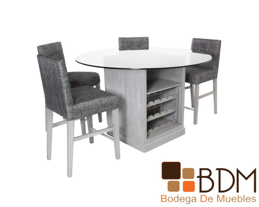 mesa-de-comedor-circular-moderna-kontempo-cc45.6 - Bodega de Muebles