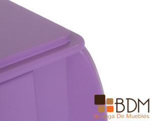 Peinador moderno en mdf color morado