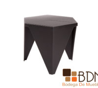 Mesa lateral minimalista en color negro