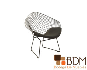 Silla moderna con respaldo tipo maya