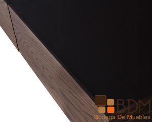 Base King Size de madera mdf color nogal