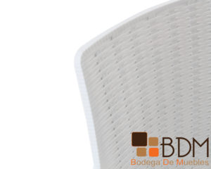 Silla ocasional moderna para exterior de visita