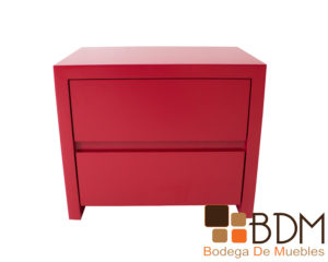 Buro en mdf moderno minimalista color rojo para recamara