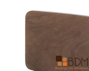 Banco alto para barra de madera