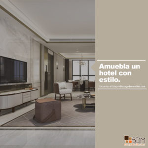 ¿Cómo amueblar un hotel en estilo urbano? Inspírate en el estilo de las grandes metrópolis, que combina muebles de diferentes épocas