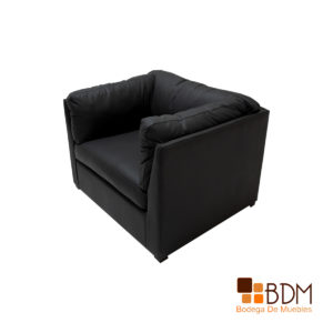 El Sillón Vinil Wallaby Black Individual está fabricado para que sea un sillón fácil de limpiar. Además de ser ligero ligero.
