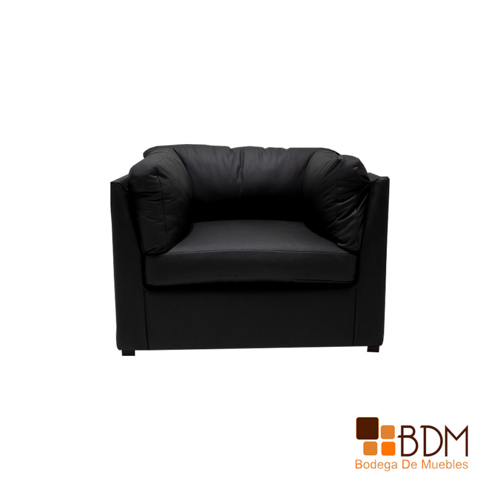 El Sillón Vinil Wallaby Black Individual está fabricado para que sea un sillón fácil de limpiar. Además de ser ligero ligero.