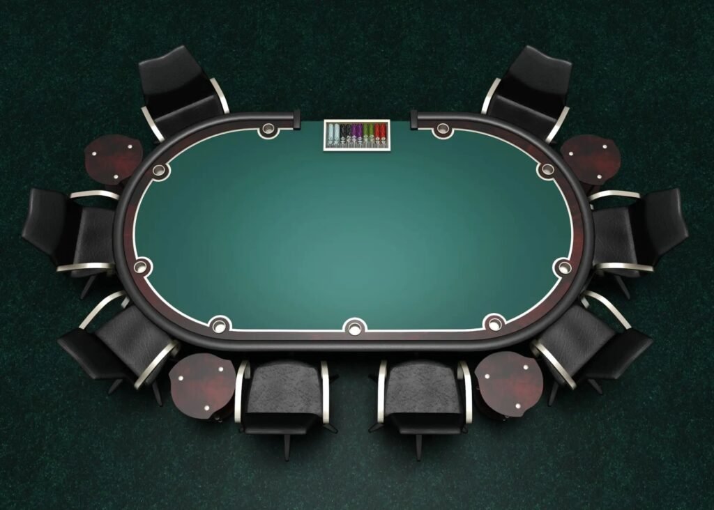 Alfombra De Póker Profesional De Lujo – 160x80 Cm Con Marcadores Texas Holdem, Ideal Para Tu Mesa De Juego