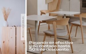 50% de descuento pagando en efectivo de contado