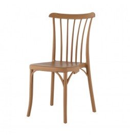 Silla apilable de polipropileno para salones de banquetes y restaurantes