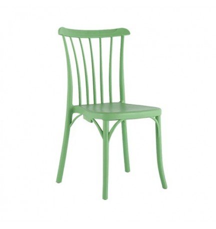 Silla Tiffany apilable de polipropileno para eventos y uso comercial rudo