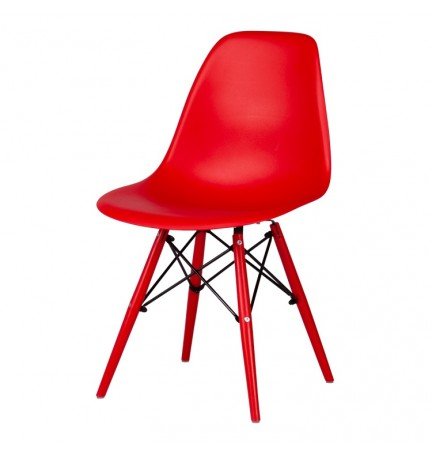 Silla Curva Clásica con estructura de acero para restaurantes