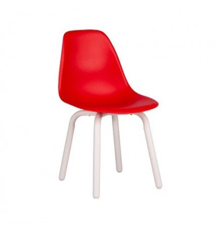 Silla con patas de acero para uso comercial continuo