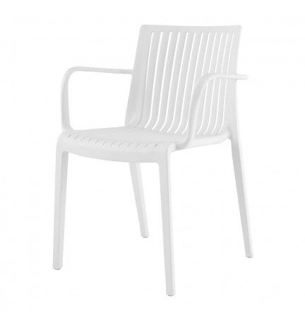 Silla con descansabrazos para comedores corporativos