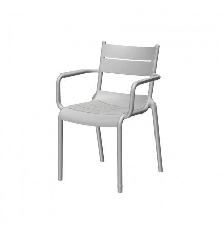 Silla Milos con descansabrazos para comedor comercial