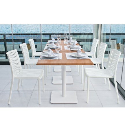 Silla de rejilla vertical con aditivo de protección UV comercial