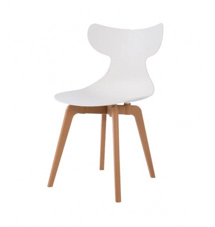 Silla moderna apilable para restaurantes comerciales